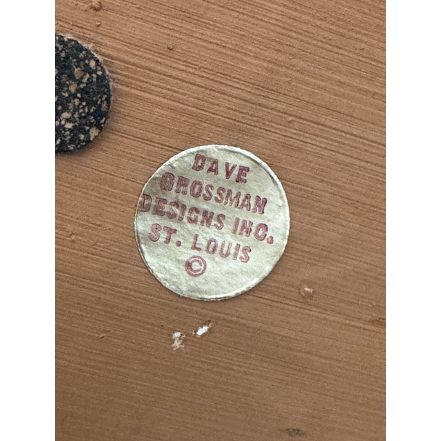 Dave Grossman David Grossman Pair Owl Bookends 1978 Vintage Sculptural Resin For Sale - Image 4 of 7