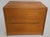 A Jasper Furniture Danish Modern Teak Lateral Locking Filing Cabinet. Both drawers lock. Original Broken key still works...