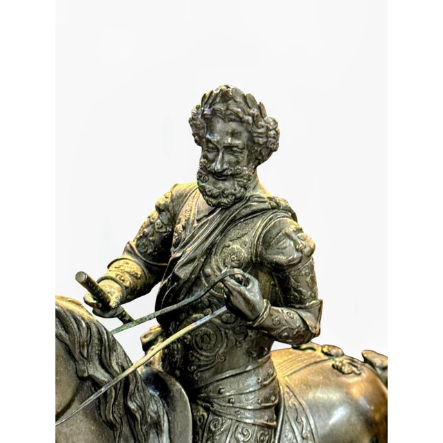19th-Century Bronze Sculpture For Sale - Image 4 of 6