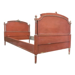 Antique French Louis XVI Style Twin Bed For Sale