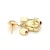 Late 20th Century Mickey Mouse Diamond Rubies 18k Yellow Gold Drop Dangle Earrings For Sale - Image 5 of 6