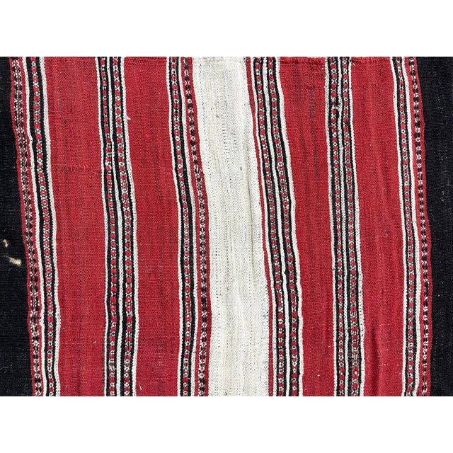 Textile Vintage Mazanderan Kilim Runner, as Is 2'2" X 11'3",c-1970 For Sale - Image 7 of 7