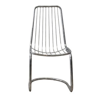 Cantilever Wire Chair in Chrome, 1970s For Sale