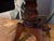 Early 21st Century Elegant Mahogany and Brass Drop-Leaf Expandable Sofa Table With Drop Down Sides For Sale - Image 5 of 9