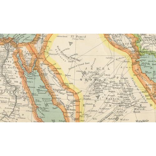 Turkey with Cyprus and Egypt Insets, 1902 For Sale - Image 11 of 14