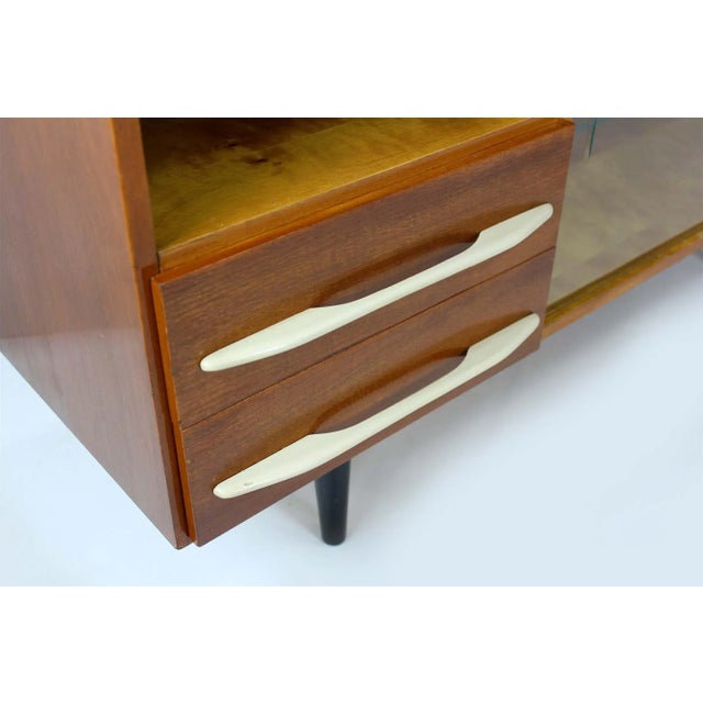 Modular Desks with White Glass Tops by Mojmir Pozar for Up Závody, 1960s, Set of 3 For Sale - Image 13 of 18