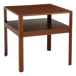 Square Edward Wormley Dunbar Side End Center Table - Two Available For Sale