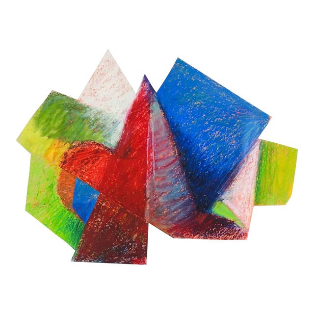 Contemporary Abstract Mixed Media Collage For Sale