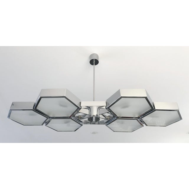 Fabio Ltd 21st Century Esagoni Chandelier by Fabio LTD For Sale - Image 4 of 8