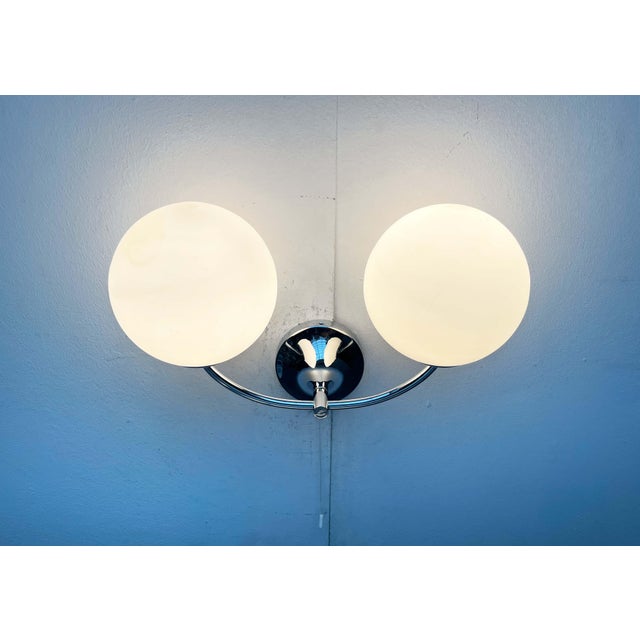 Mid-Century Modern Swiss Space Age Type 1804 Chrome Sconce by E.R. Nele for Temde, 1960s For Sale - Image 15 of 18