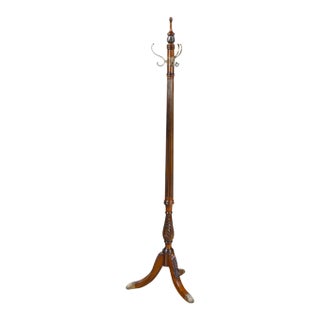Niagara Furniture Sheraton Style Mahogany Coat Tree For Sale