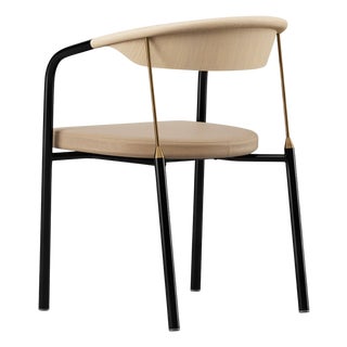 Chairman Chair in Oak with Upholstery in Lime by Henrik Tengler for One Collection For Sale