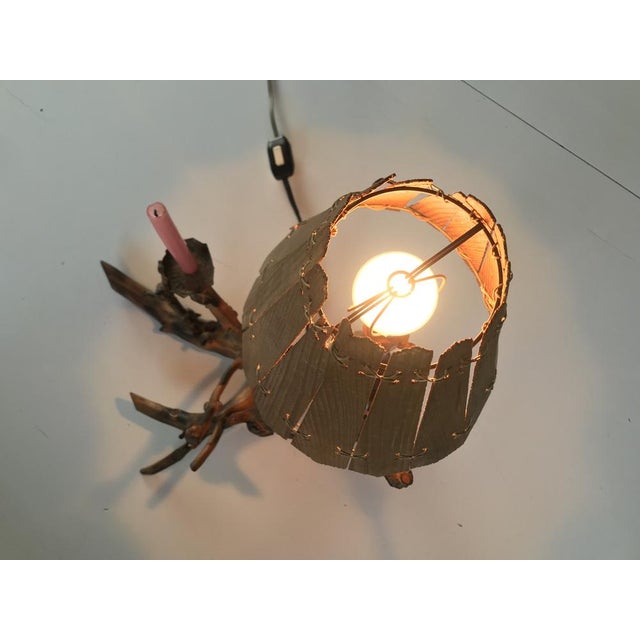 Table Lamp in Tree Root, 1970s For Sale - Image 17 of 18