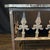 An exceptional French console table crafted from an antique wrought iron balcony railing and marble from the 19th century,...