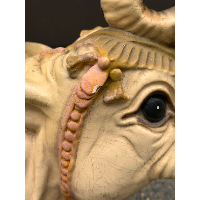 Made in Italy Vintage Elephant Garden Stool For Sale - Image 4 of 18