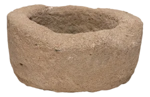Chinese Provincial Round Stone Trough, C. 1850