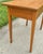 Tan Midcentury Americana Maple Writing Desk With Wooden Knobs For Sale - Image 8 of 12