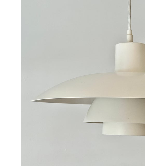 White PH 4/3 Pendant Lamp by Poul Henningsen for Louis Poulsen, Denmark, 1960s For Sale - Image 6 of 18