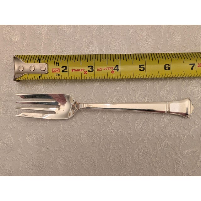 Silver Tiffany "Windham" Sterling Silver Salad/Dessert Forks, 8 Pieces For Sale - Image 8 of 10