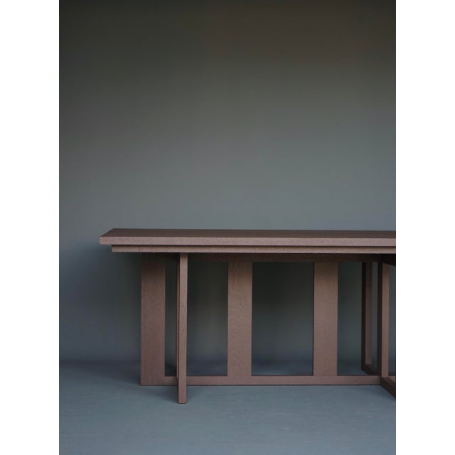 Wood Bossche School Merbau Dining Table from Hans van der Laan & Harry van Hal, 1979 For Sale - Image 7 of 18