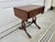 Wood English Crotch Mahogany Dropleaf Side Table For Sale - Image 7 of 17