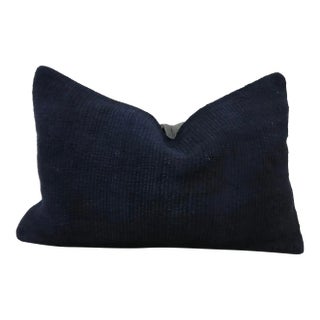 Turkish Modern Handmade Hemp Lumbar Pillow For Sale