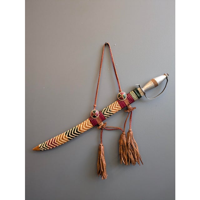 1940s-1950s West African Ceremonial Mandinka/Mandingo Swords For Sale - Image 4 of 12