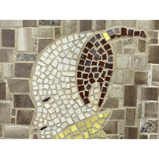 Vintage Mosaic Tile Art Piece, Framed For Sale In San Francisco - Image 6 of 12