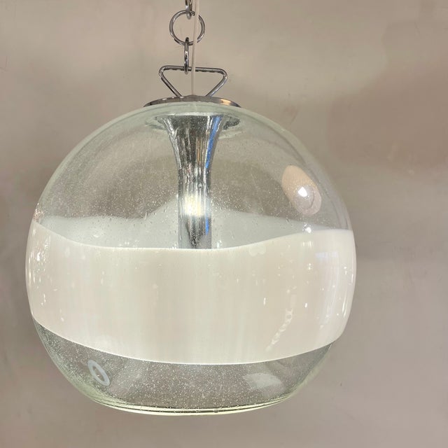 1970s Murano Pendant Lamp by E. Fantasia & G. Poli for Sothis, 1970s For Sale - Image 5 of 13