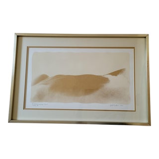 1980s Jack Sullivan "Nude" Op Art Abstract Print For Sale