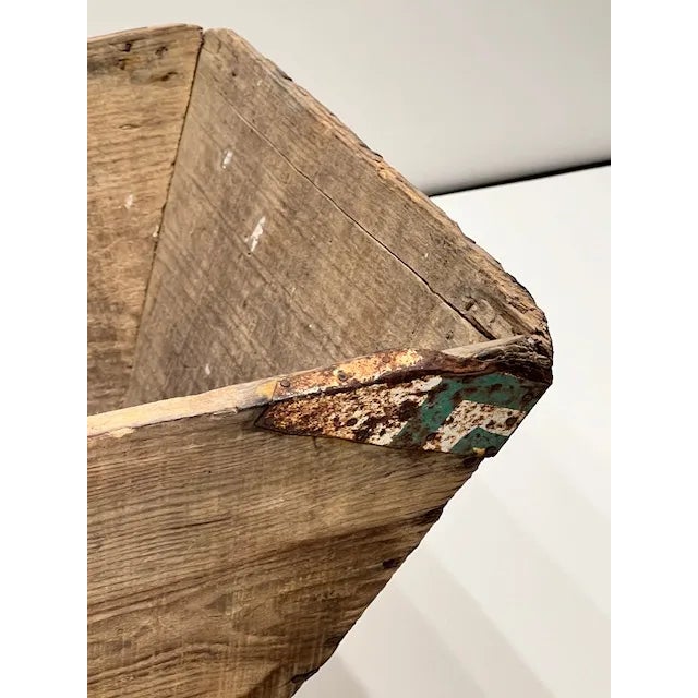 English Wooden English Gathering Basket With Wooden Handle - #363 For Sale - Image 3 of 9