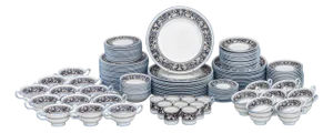 Wedgwood "Florentine" Porcelain Service, 156 Pcs.