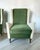 Forest Green Two-Tone Armchairs, 1950s, Set of 2 For Sale - Image 8 of 14