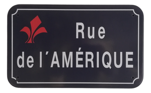 French Enamel Street Sign