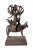 Antique Thai Tibet Gilt Bronze Statue Hindu God Lord Shiva on Nandi Bull Sculptu For Sale - Image 4 of 8