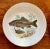 Coastal Vintage Set of 6 Trout Fish Design Appetizer Plates ~ Barvaria For Sale - Image 3 of 11