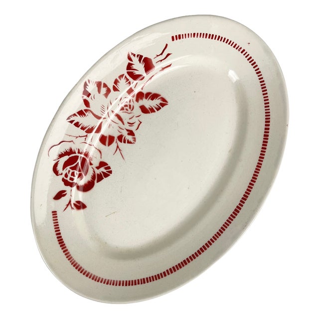 Atlantic Oval Platter from Digoin-Sarreguemines, 1950s-1970s For Sale