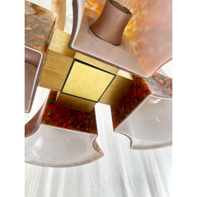 Art Glass Ceiling Lamp from Peill Putzler, Germany, 1960s For Sale - Image 13 of 18