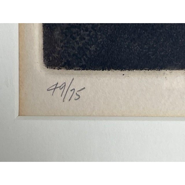 Woody Gruber “Deer Isle Landscape” Signed 1975 Drypoint Etching 49/75 For Sale In Washington DC - Image 6 of 18