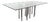 Mille Glass Dining Table by Bonaldo For Sale