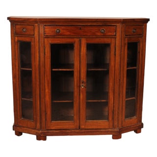 Early 19th Century Store Showcase Cabinet in Mahogany For Sale