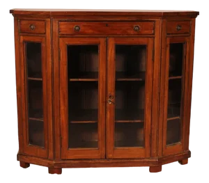 Early 19th Century Store Showcase Cabinet in Mahogany