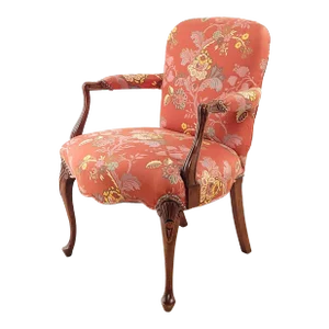 Vintage Georgian Style Mahogany Armchair, Circa 1950
