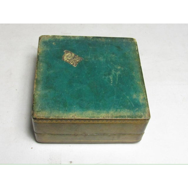 Green Italian Pietra Dura Inlaid Box For Sale - Image 8 of 12