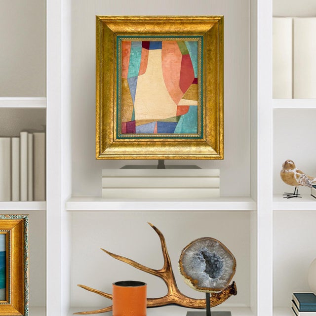 This is a new colorblock painting inspired by natural elements, shapes and fresh colors. The oil painting is done on a...