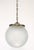 Mid-Century Modern Mid 20th Century Mid Century Modern Frosted Glass Globe Chain Pendant Light For Sale - Image 3 of 9