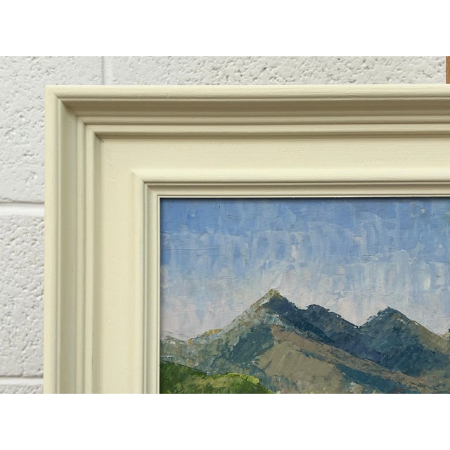 Scotland Landscape Art - Vintage Oil Painting of the Cullin Hills on Isle of Skye in Scottish Highlands, 1970 For Sale - Image 10 of 12