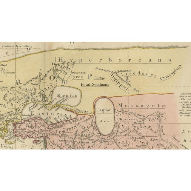 Antique Classical World Map by Wilkinson, 1819 For Sale - Image 10 of 14