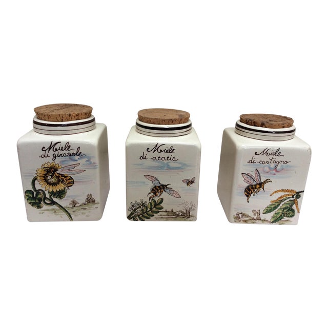 Vintage Set of Honey Jars Chairish