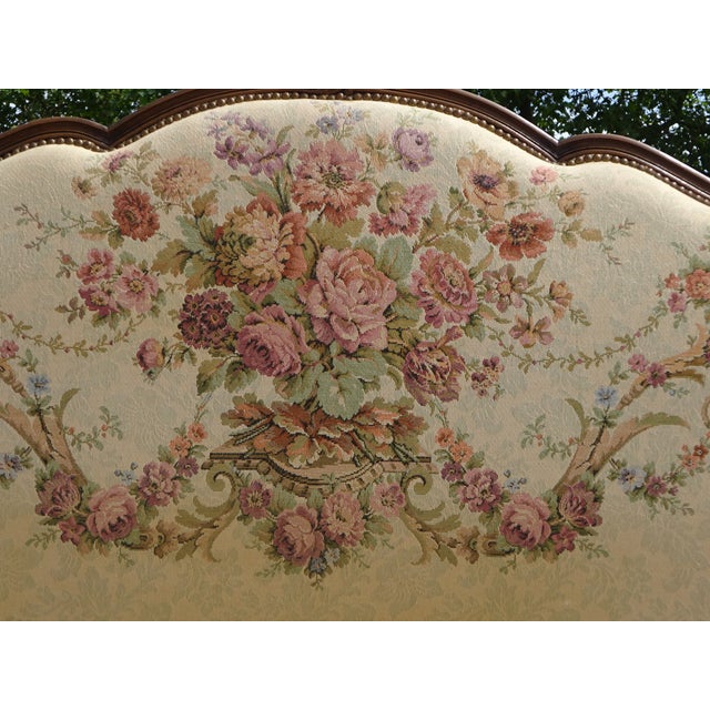 Louis XV Slant Bed with Slatted Base, 1950s For Sale - Image 10 of 18